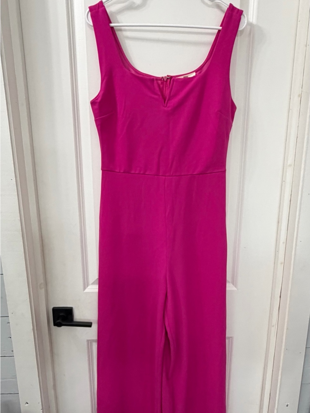 Entro Fuchsia Scoop-Neck Jumpsuit NWT Large